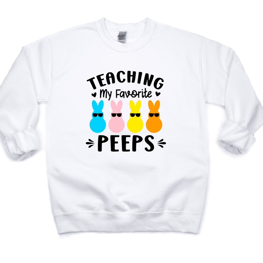 Easter Bunny Peeps Custom Made Sweater